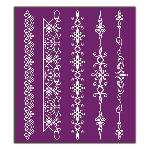 DELICATE LACE Silk Stencil - By Belles & Whistles