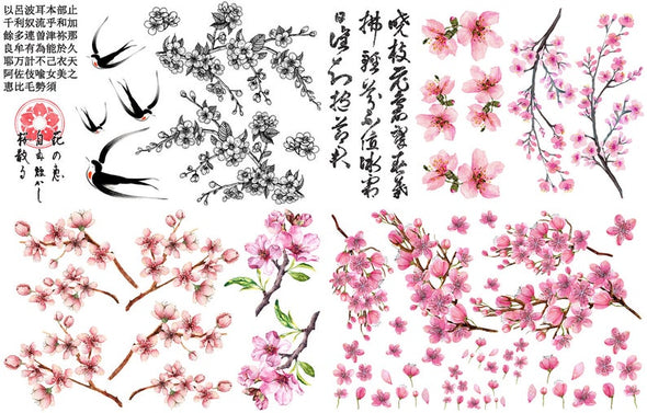 Cherry Blossom Transfer - By Belles & Whistles