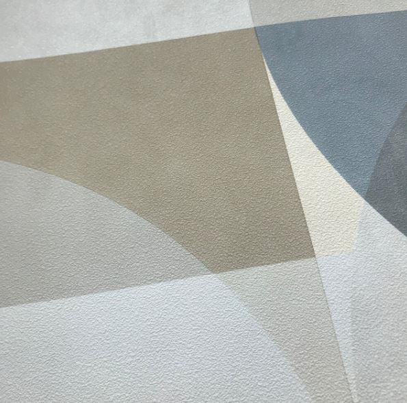 GEOMETRIC CIRCLE - MUSTARD / GREY / BEIGE