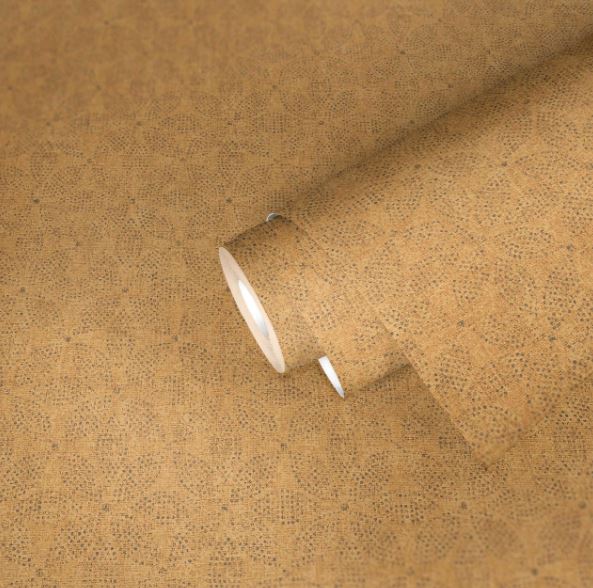 GRAPHIC FLORAL - TAN