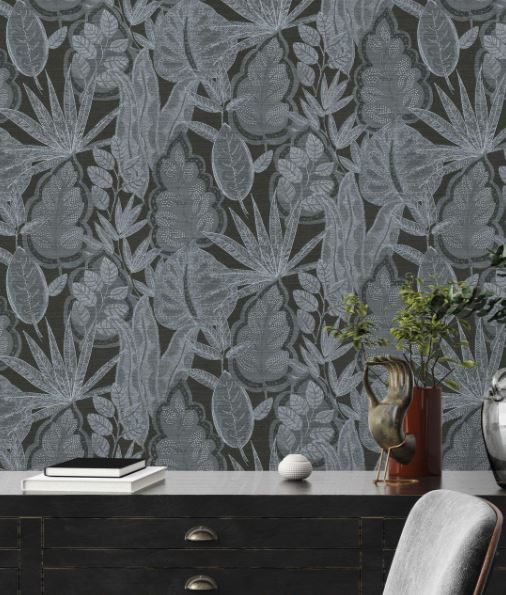 GRAPHIC LEAF - BLACK / GREY