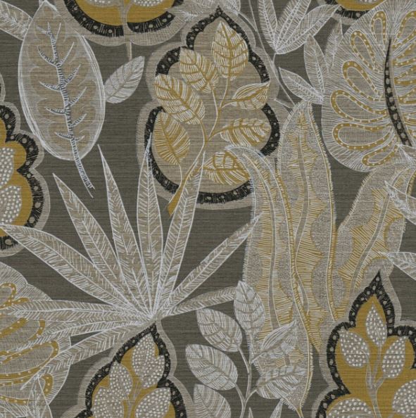 GRAPHIC LEAF - BROWN