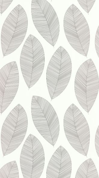 GRAPHIC LEAVES - MONOCHROME
