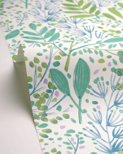 GREEN LIFE JOY - MAUVE / GREEN