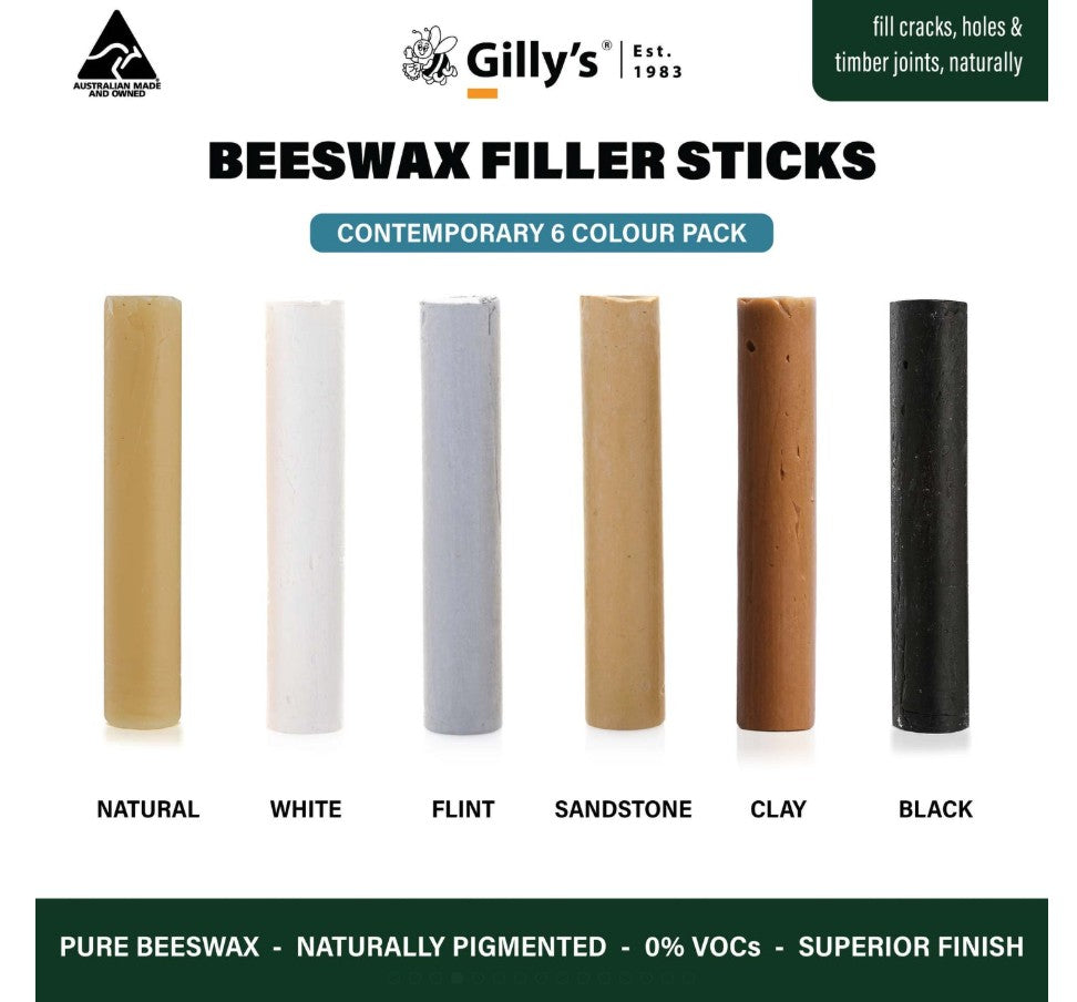 Gilly's Beeswax Filler Sticks (Contemporary Colour Pack)