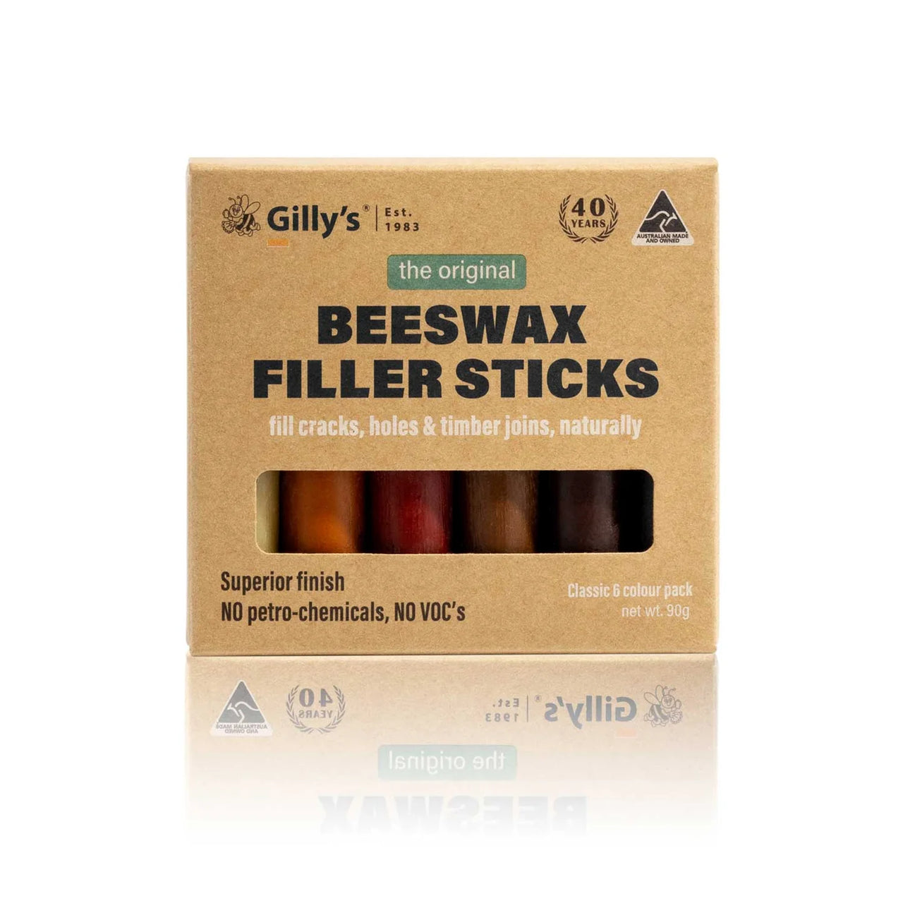 Gilly's Beeswax Filler Sticks (Classic Colour Pack)
