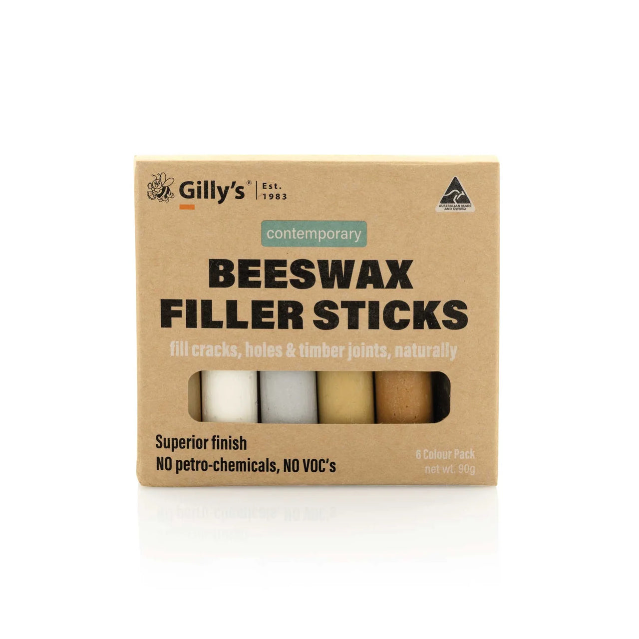 Gilly's Beeswax Filler Sticks (Contemporary Colour Pack)