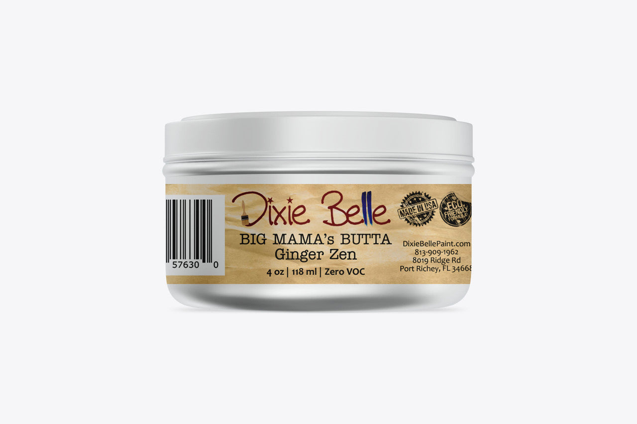 Big Mama's Butta - Ginger Zen Furniture Wax (4oz, 10oz)