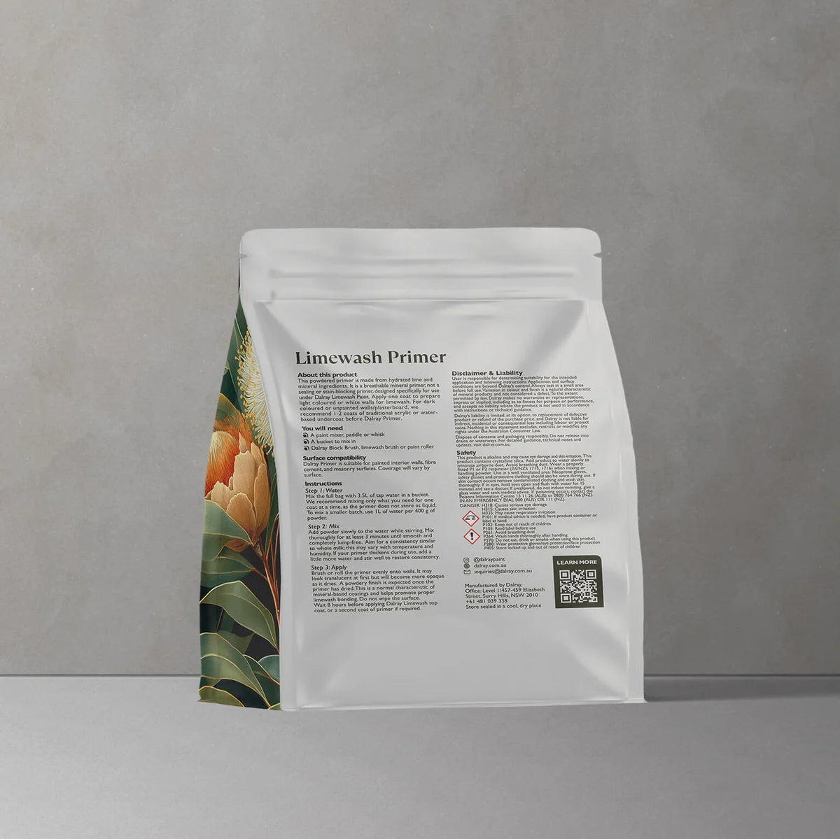 Limewash Primer 4L | Mineral Prep coat