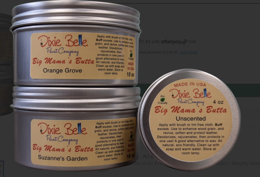 Big Mama's Butta - ORANGE GROVE Furniture Wax (4oz, 10oz)