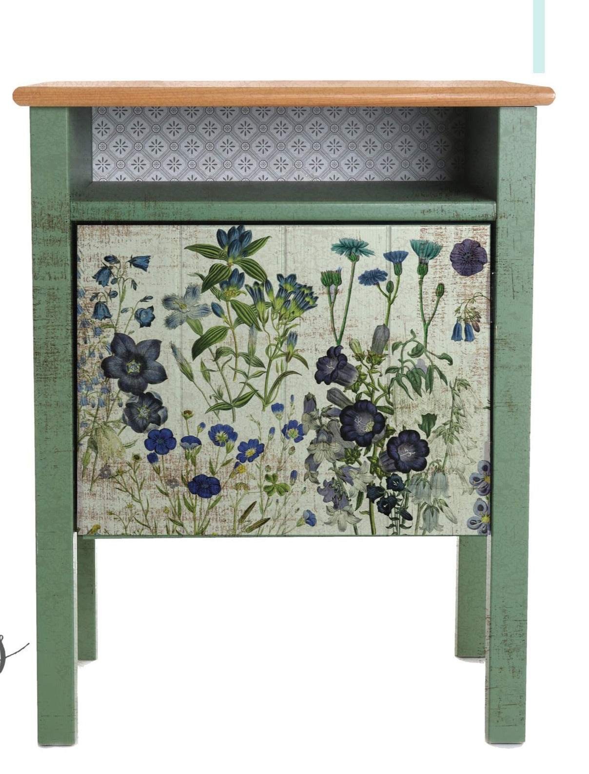 BLUE MEADOW Decoupage paper