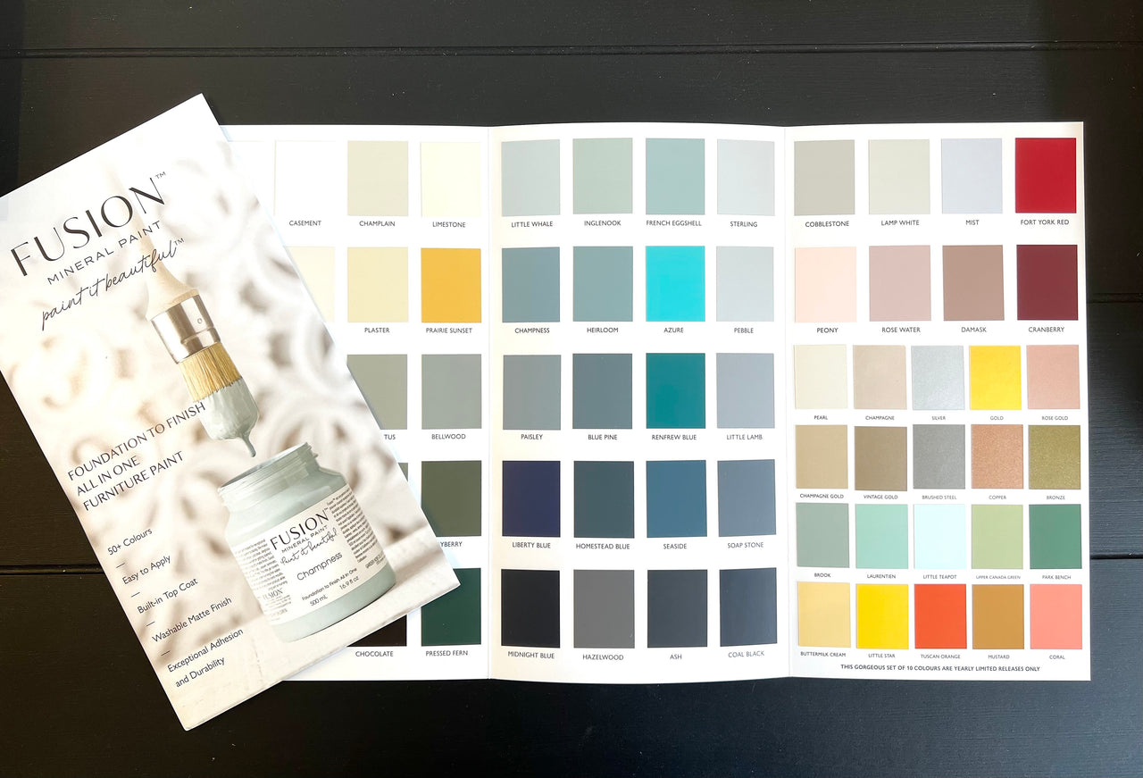 Fusion Paint Colour Card - 2023