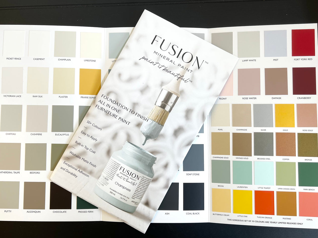 Fusion Paint Colour Card - 2023