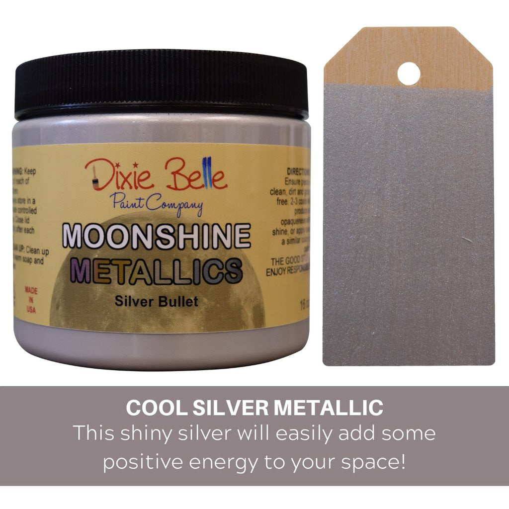 SILVER BULLET - Metallic paint by Dixie Belle
