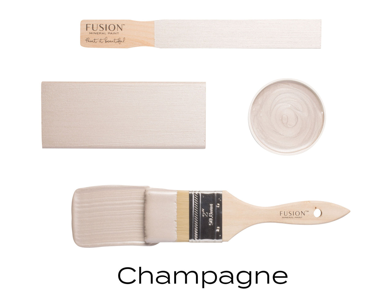 Fusion Metallic Paint - Champagne