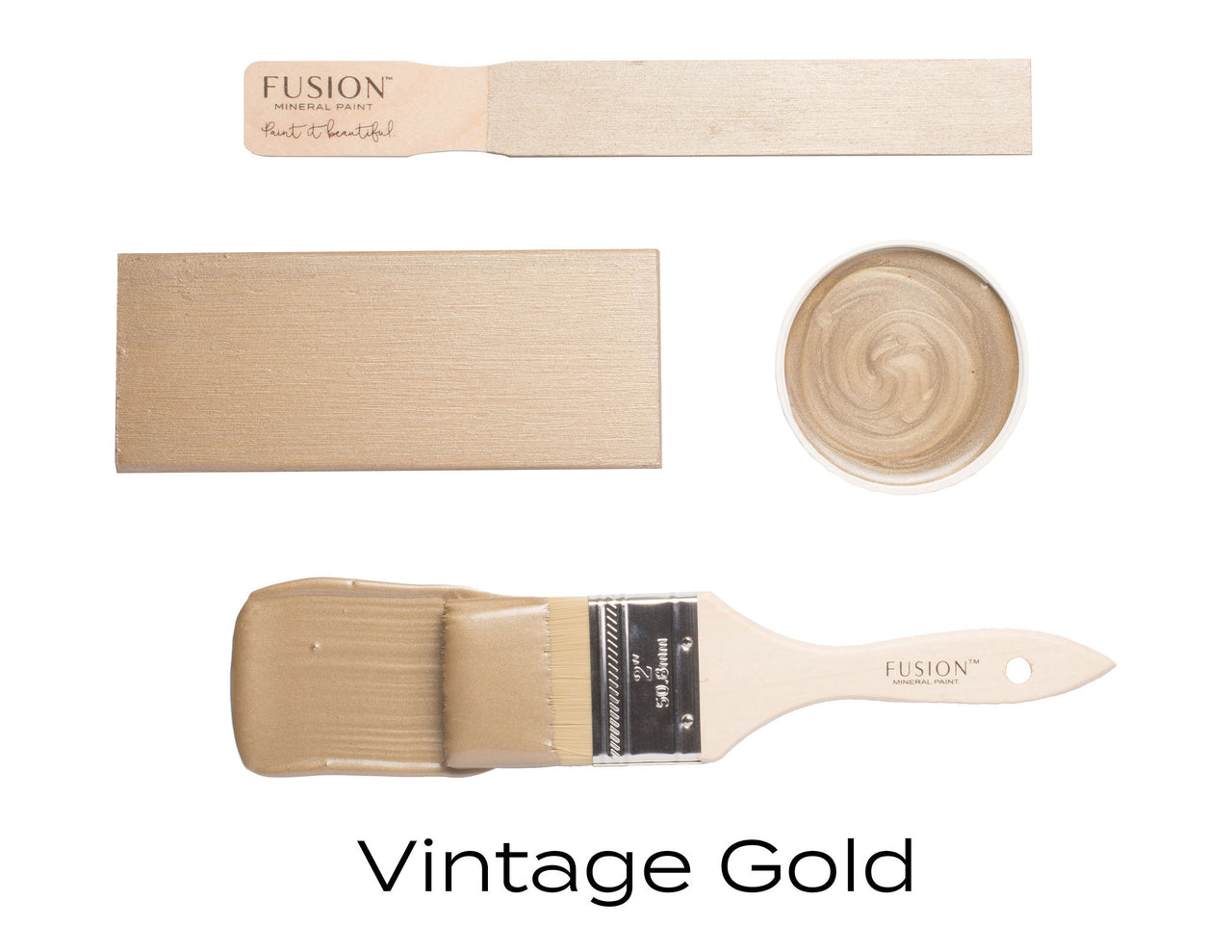 Fusion Metallic Paint - Vintage Gold