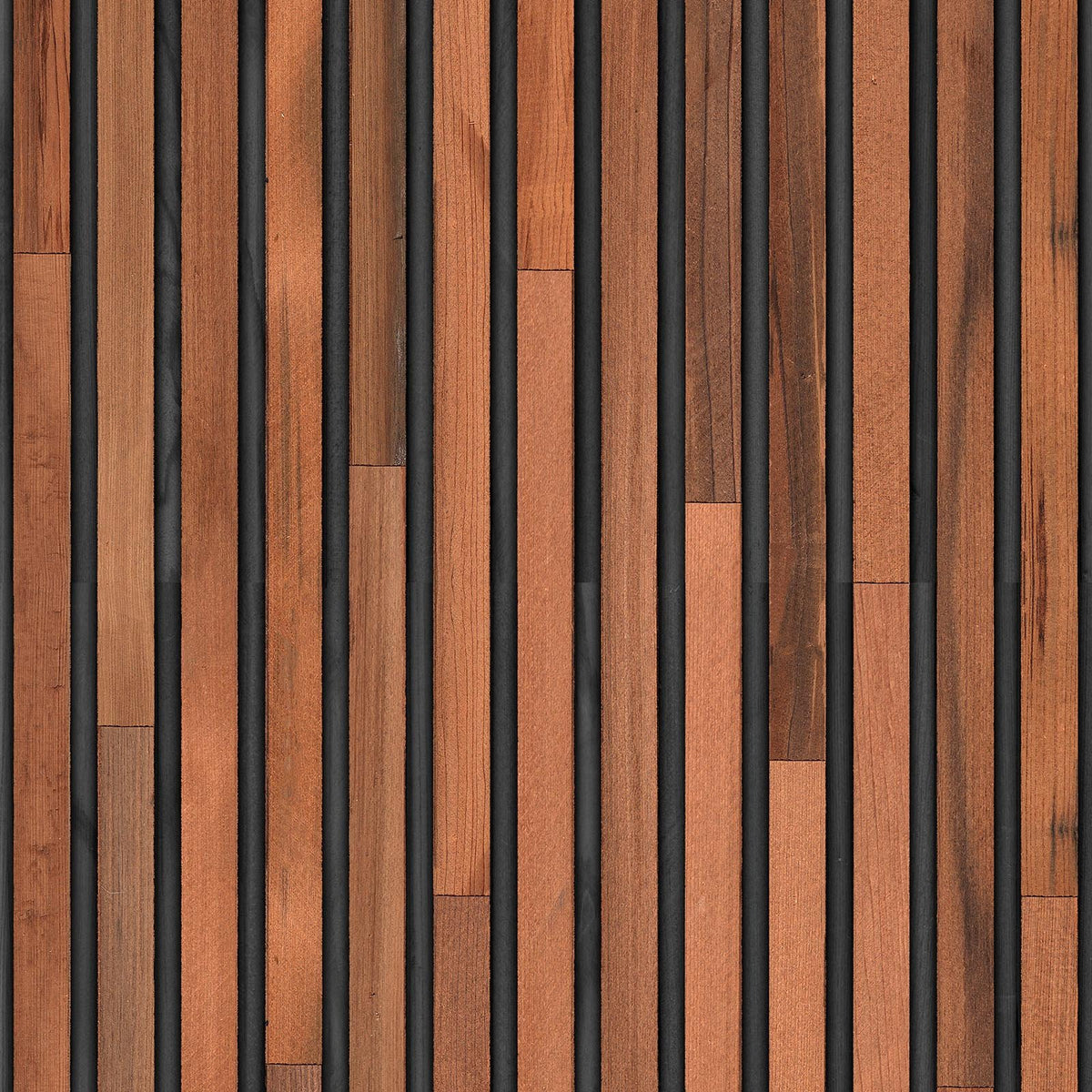 Timber R Strip Timber Strips on Black Teak TIM01
