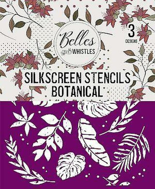 BOTANICAL Silk Stencil - By Belles & Whistles