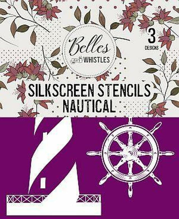 NAUTICAL LIFE Silk Stencil - By Belles & Whistles