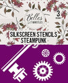 STEAMPUNK Silk Stencil - By Belles & Whistles