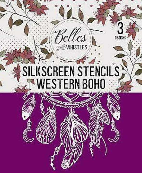 WESTERN BOHO Silk Stencil - By Belles & Whistles
